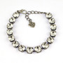 Antique Silver | Classic Crystal | 8.5mm Crystal Bracelet