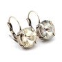 Silver Shade 12mm Drop Earrings in Antique Silver