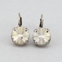 Silver Shade 12mm Drop Earrings in Antique Silver