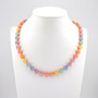Rose Gold | Pastel Prism | 8.5mm Crystal Necklace