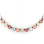Shiny Silver | Bermuda Pink | 8.5mm Crystal Jewelry