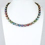 Antique Brass | Pastel Rainbow | 8.5mm Crystal Jewelry