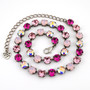 Pretty in Pink | Antique Silver | 8.5mm Crystal Jewelry