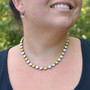 Antique Silver | Lemon Zest | 8.5mm Crystal Jewelry