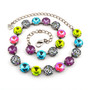 Antique Silver | 3/4 Length | Animal Spirit | 12mm Crystal Jewelry