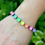 Amped Up | Antique Silver | 8.5mm Crystal Bracelet