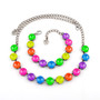 Amped Up | 1/2 Length |  Antique Silver | 12mm Crystal Jewelry