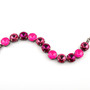 Powerhouse Pink |  Antique Silver | 12mm Crystal Bracelet