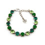 Shamrock Shimmer | Antique Silver | 8.5mm Crystal Bracelet