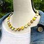 Limoncello | Antique Silver | 3/4 Length Necklace