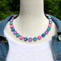 Electric Glamour | Antique Silver | 3/4 Length Necklace