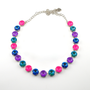 Shiny Silver | Electric Glamour | 3/4 Length | 12mm Necklace