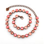 Coral Crush | Antique Copper | 8.5mm Crystal Jewelry