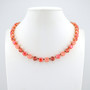 Coral Crush | Rose Gold | 8.5mm Crystal Jewelry Necklace