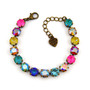 Antique Brass | Neon Dreams | 8.5mm Crystal Necklace & Bracelet