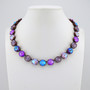 Antique Copper | Galactic Glam | 3/4 Length | 12mm Crystal Necklace