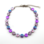 Antique Silver | Galactic Glam | 3/4 Length | 12mm Crystal Necklace