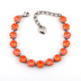 Antique Silver | Citrus Bliss | 8.5mm Crystal Jewelry Bracelet