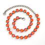 Antique Silver | Citrus Bliss | 8.5mm Crystal Jewelry Necklace