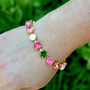 | Sweet Strawberry | 8.5mm Crystal Jewelry Bracelet