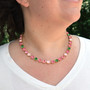 Rose Gold | Sweet Strawberry | 8.5mm Crystal Jewelry Necklace