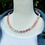 Rose Gold | Painted Skies | 8.5mm Crystal Jewelry Necklace