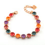 Rose Gold | Harvest Harmony | 8.5mm Crystal Jewelry Bracelet