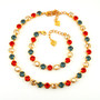 Gold | Christmas Morning | 8.5mm Crystal Jewelry Necklace & Bracelet Gold | Christmas Morning | 8.5mm Crystal Jewelry Necklace & Bracelet