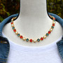 Gold | Christmas Morning | 8.5mm Crystal Jewelry Necklace Gold | Christmas Morning | 8.5mm Crystal Jewelry Necklace