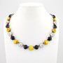 Antique Silver | Renegade | 3/4 Length | 12mm Crystal Necklace Antique Silver | Renegade | 3/4 Length | 12mm Crystal Necklace