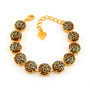 Gold | Wild About You | 12mm Crystal Jewelry Bracelet