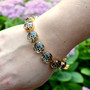 Gold | Wild About You | 12mm Crystal Jewelry Bracelet