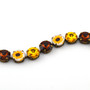 Antique Brass | Sunflower Sparkle | 12mm Crystal Jewelry