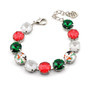 Rhodium | Merry Snowman | 12mm Bracelet