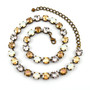 Antique Brass | Candlelight | 8.5mm Crystal Jewelry