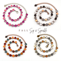 Fall Sip and Sparkle Jewelry making event patterns.