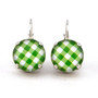 Apple Picnic | Rhodium | 12mm Drop Earrings