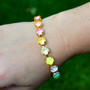 Gold | Pastel Glam | 8.5mm Crystal Jewelry Bracelet