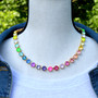 Gold | Pastel Glam | 8.5mm Crystal Jewelry Necklace