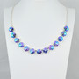 Shiny Silver | Vitrail Light | 1/2 Length | 12mm Crystal Necklace