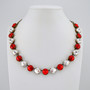 Antique Brass | American Sweetheart | 3/4 Length | 12mm Crystal Necklace