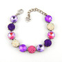 Antique Silver | Stardust | 12mm Crystal Bracelet