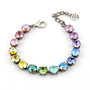 Antique Silver | Pastel Perfection | 8.5mm Crystal Jewelry Bracelet