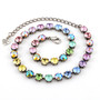 Antique Silver | Pastel Perfection | 8.5mm Crystal Jewelry