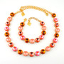 Gold | Blazing Hot | 3/4 Length | 12mm Crystal Jewelry