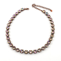 Antique Copper | Vitrail Light | 8.5mm Crystal Jewelry Necklace
