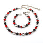 Classic Black & Red 8mm Jewelry