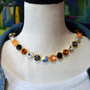 Gold | Oh My Gourd! | 3/4 Length | 12mm Crystal Jewelry Necklace