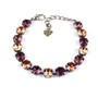 Apricot Blossom 8mm Austrian Crystal Jewelry Bracelet