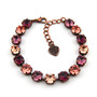 Antique Copper | Apricot Blossom |  8mm Crystal Jewelry Bracelet